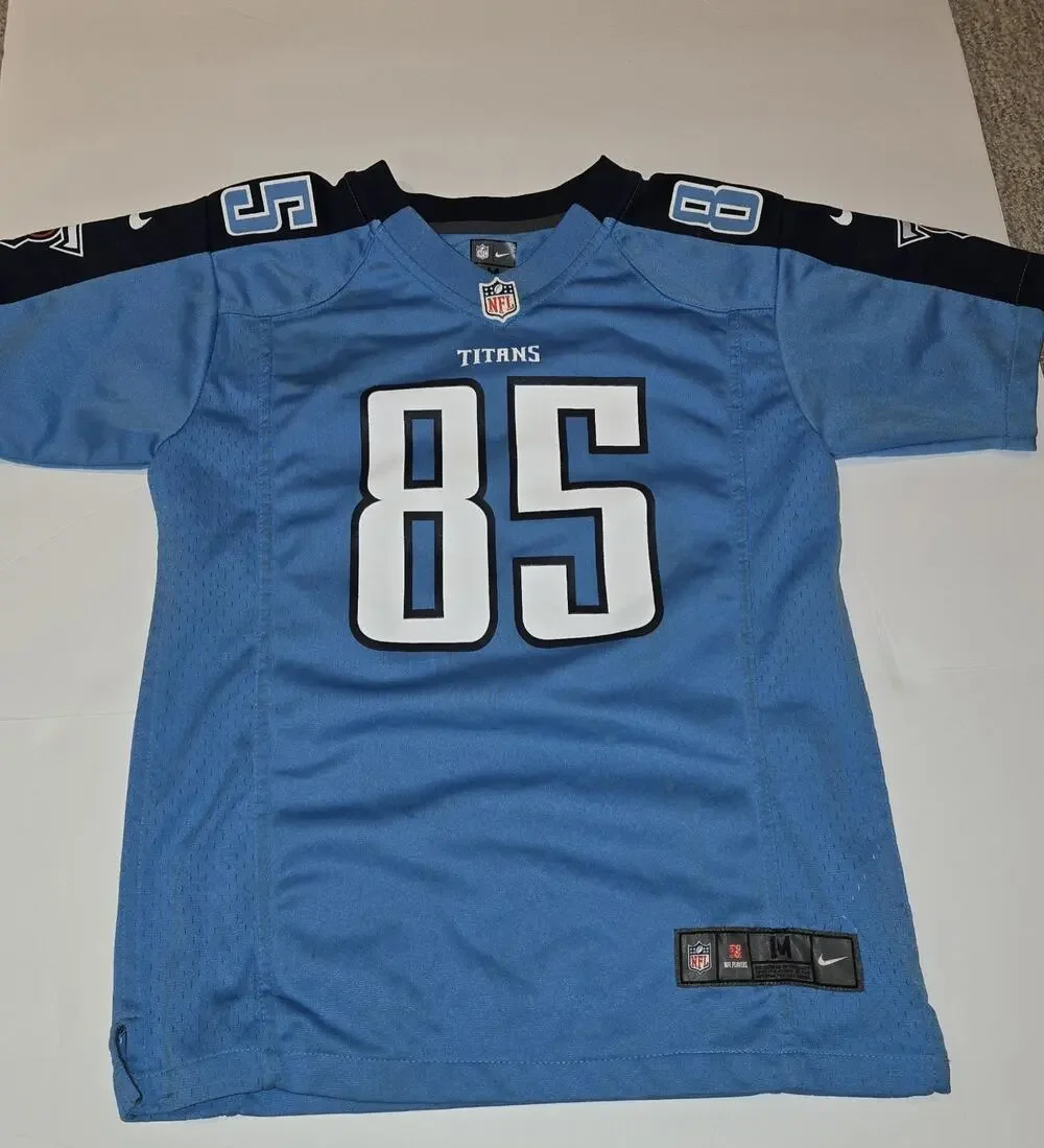 Nike Tennessee Titans NFL Jersey #85 Washington YOUTH Size Medium M (10-12)